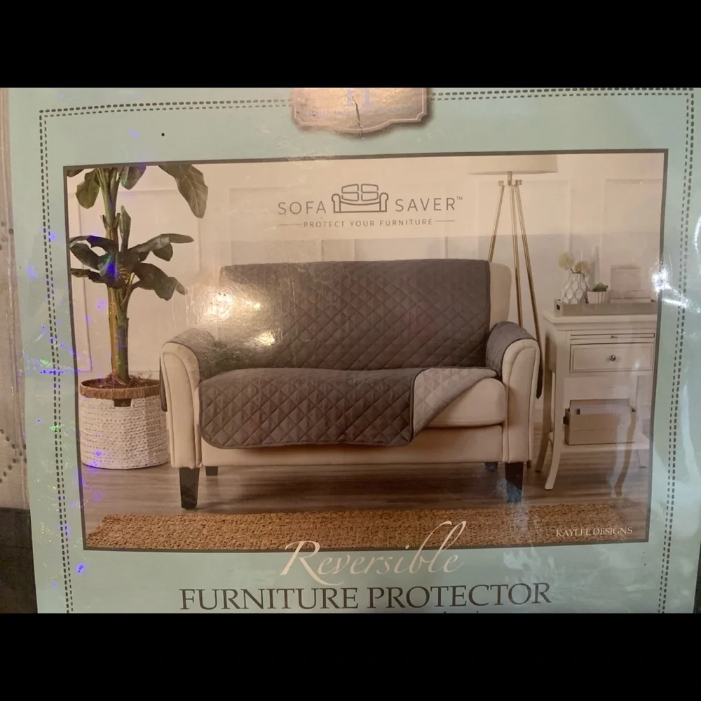 Home Fashion Designs Gray Loveseat Protector
